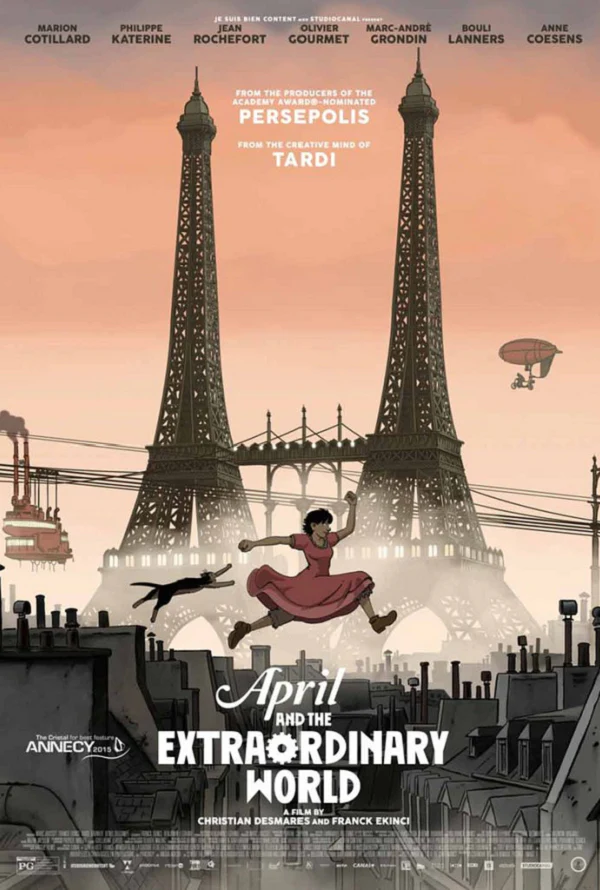 April and the Extraordinary World iTunes HD or VUDU HD via MA