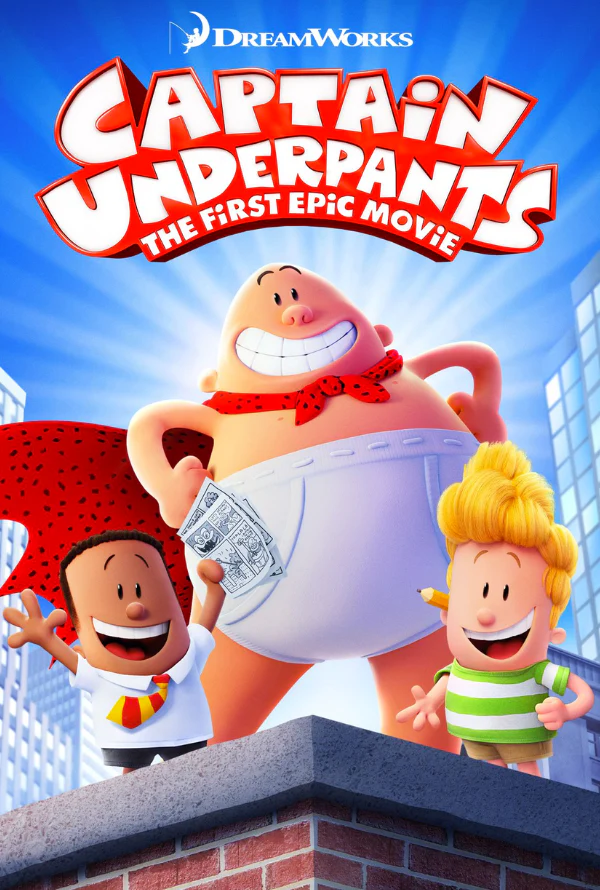 Captain Underpants The First Epic Movie VUDU HD or iTunes HD via MA