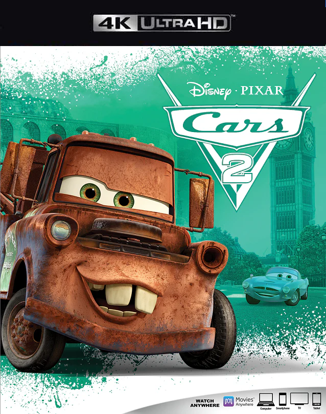 Cars 2 MA 4K VUDU 4K iTunes 4K