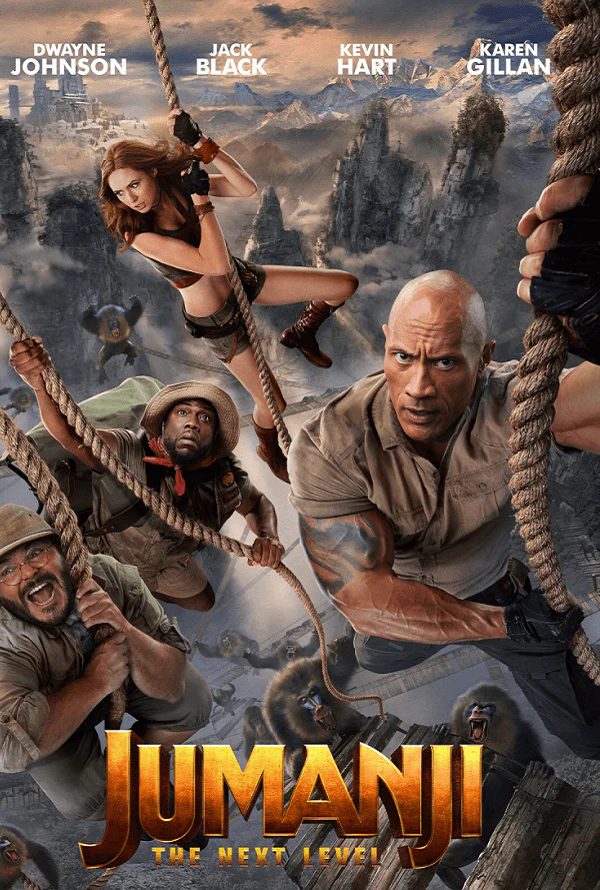 Jumanji The Next Level VUDU HD or iTunes HD via MA