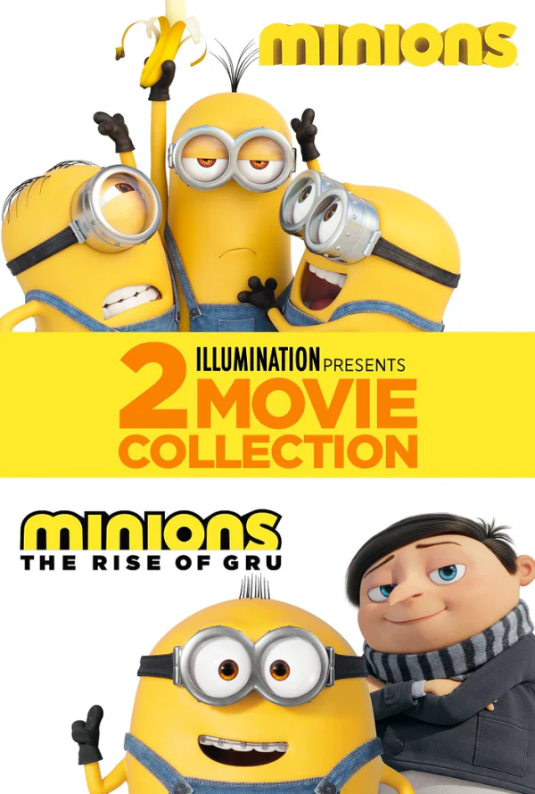 Minions & Minions The Rise of Gru VUDU HD or iTunes HD via MA