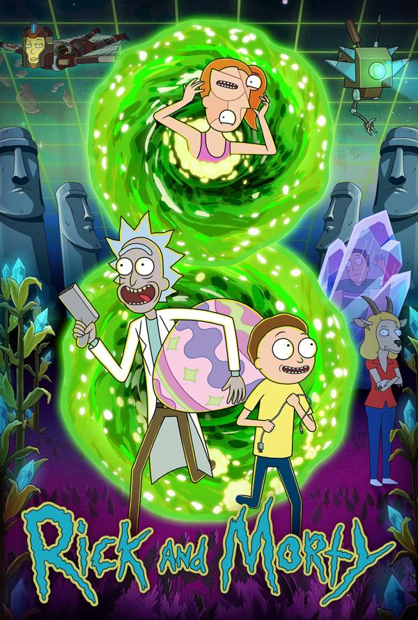 Rick and Morty Seasons 1-8 Vudu HD