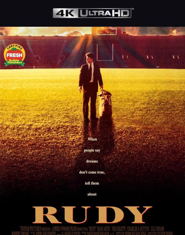 Rudy Director's Cut VUDU 4K or iTunes 4K via MA